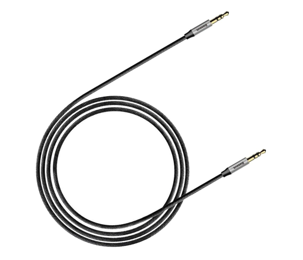 BASEUS Audio Jack 3,5 - Jack 3,5 Yiven 1 m czarno - srebrny CAM30-BS1 - 1178291 - zdjęcie 3